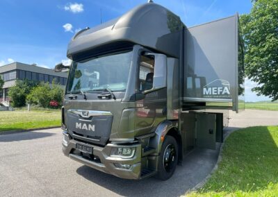 MAN 18.320 TGM MEFA Horse Truck 5 Pferde, Pop Out